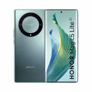 Honor Magic 5 Lite con 8GB de RAM y 256GB de almacenamiento. Smartphone con diseño elegante, rendimiento potente y amplio espacio para aplicaciones y archivos.